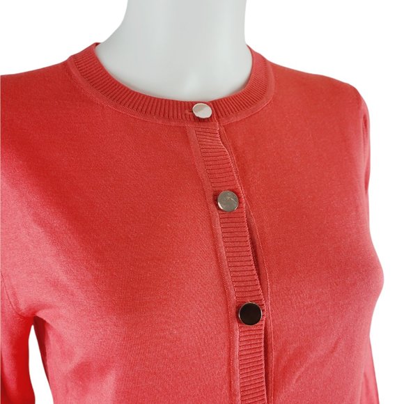 St. John Cashmere & Silk-blend Cardigan - Picture 5 of 8